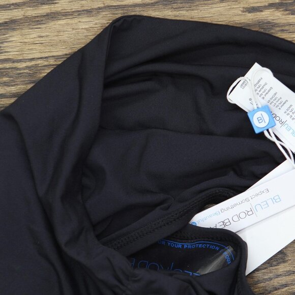 NWT Bleu Rod Beattie Womens Kore High-Waist Bikini Bottom RBKK00924 Black 8 - Picture 6 of 7